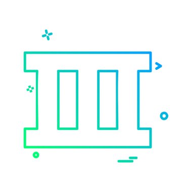 Merdiven simge tasarlamak vektör 