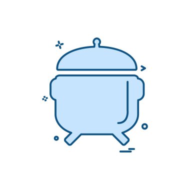 Mutfak simgesi tasarım vektörü 