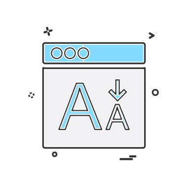 Web düzen simge tasarlamak vektör