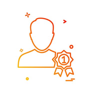 Avatar simge tasarlamak vektör