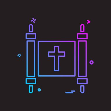 Kilise simge tasarlamak vektör