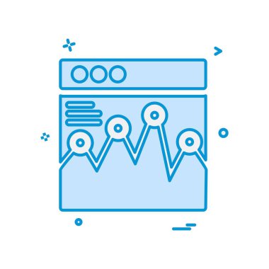 Web düzen simge tasarlamak vektör