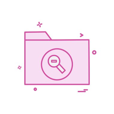 Klasör simge tasarlamak vektör