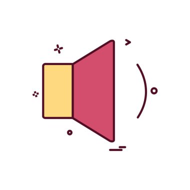 Medya simge vektör beyaz arka plan üzerinde