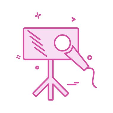 Sadece ortam simgesi beyaz arka plan üzerinde