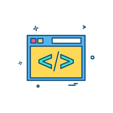 Simge tasarlamak vektör kodlama 