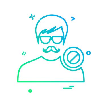 Avatar simge tasarlamak vektör