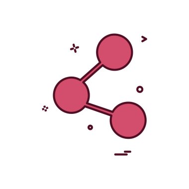 Simge tasarım vektörünü paylaş