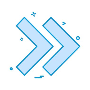 Ok simgesi tasarım vektörü