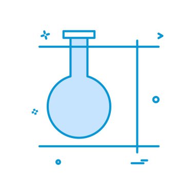 Şişesi simgesi tasarım, renkli vektör çizim