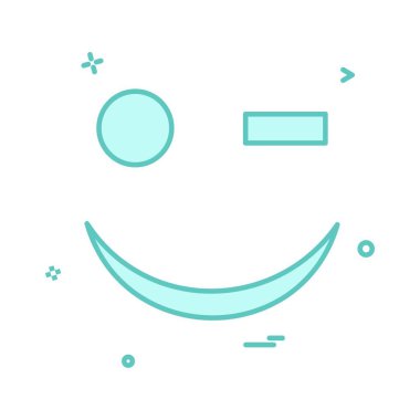 Emoji simge tasarım vektörü