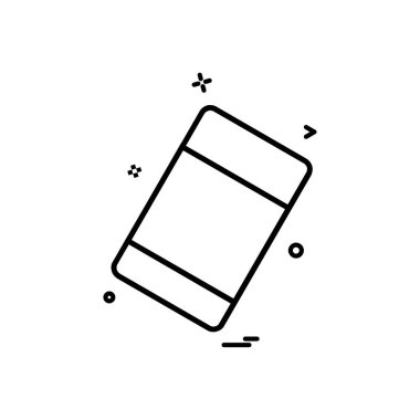 silgi okul kırtasiye simge vektör tasarımı