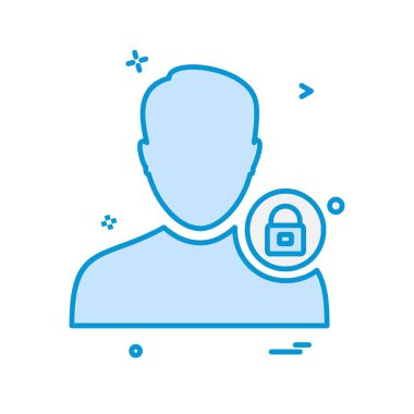 Avatar simge tasarlamak vektör