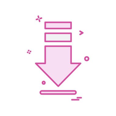 Ok simgesi tasarım vektörü