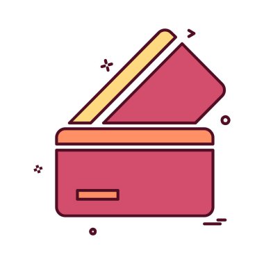 Kredi kartı simgesi tasarım, renkli vektör çizim