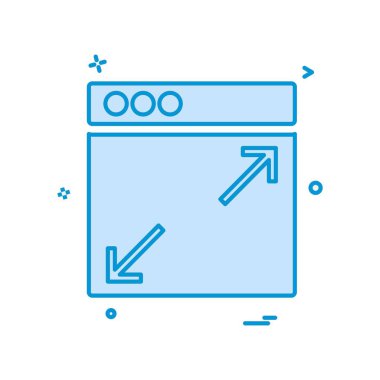 Web düzen simge tasarlamak vektör