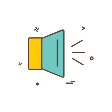 Birim simge tasarlamak vektör