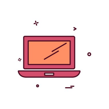 Bilgisayar simgesi tasarım vektörü