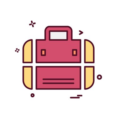 Seyahat simgesi tasarım vektörü