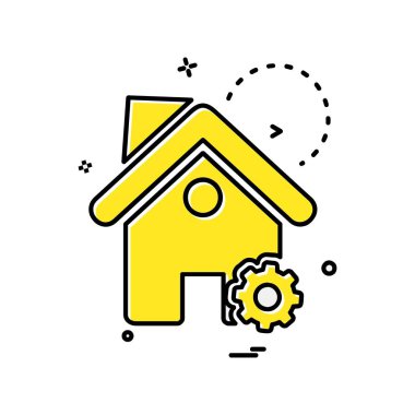 Emlak simge tasarlamak vektör