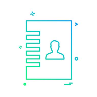 defter simge tasarlamak vektör