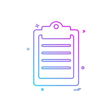 Pano simgesi tasarım, renkli vektör çizim