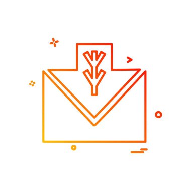 Harf simgesi tasarım vektörü