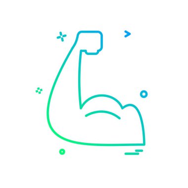 Spor salonu simge tasarlamak vektör