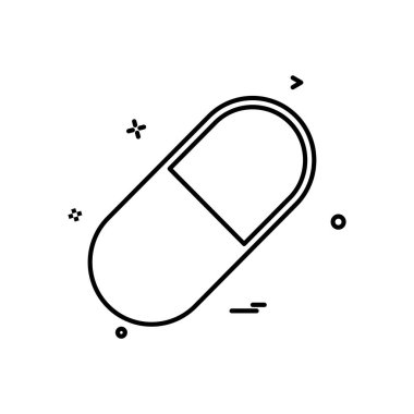 Tıbbi simge tasarım, renkli vektör çizim