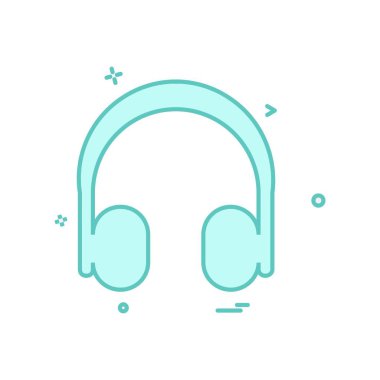 Müzik simge tasarlamak vektör