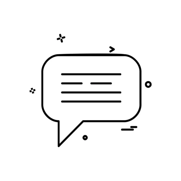 Messages Icône Vecteur Sur Fond Blanc — Image vectorielle