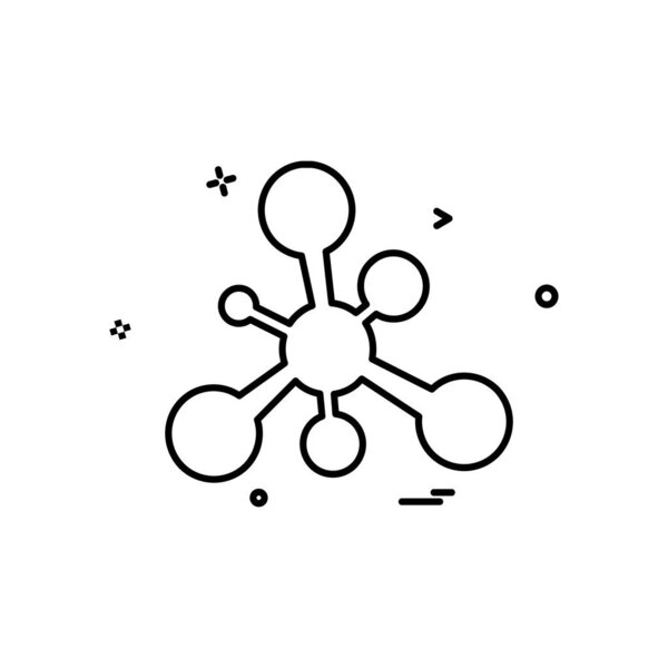 Вектор проектирования значков сети