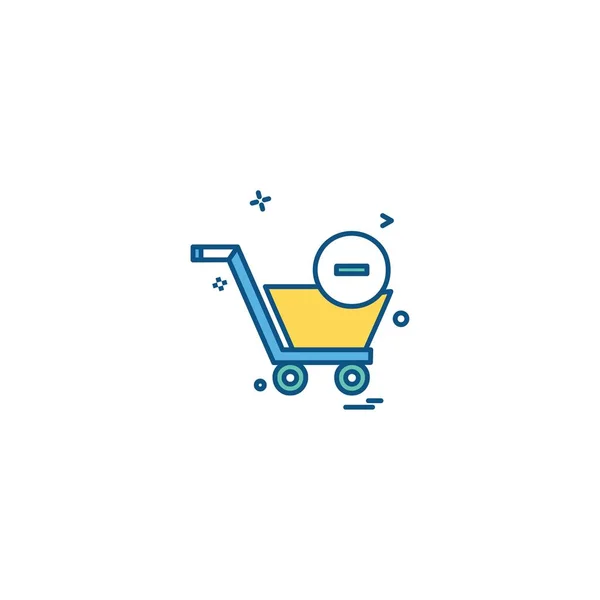 Shopping Ikone Design Vektor Illustration — Stockvektor