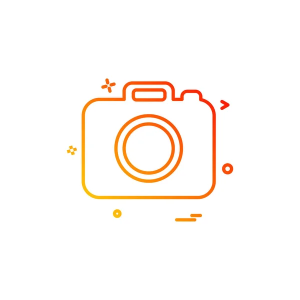 Camera Icon Vector Design — Stock Vector