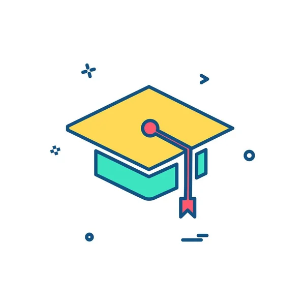 Convocation Icon Design Vector — Stock Vector