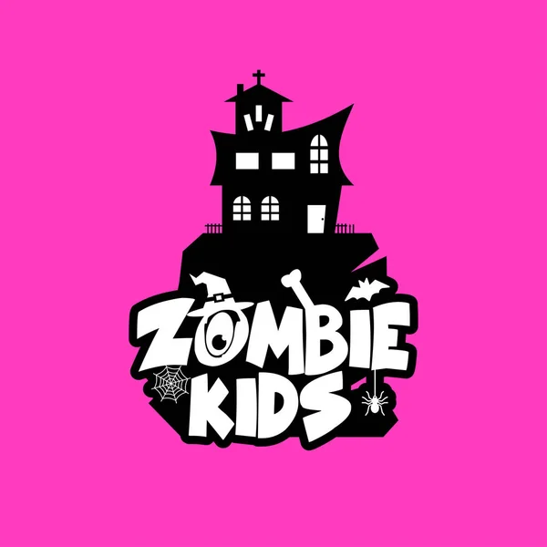 Zombie Party Typografie Design Vektor Illustration — Stockvektor