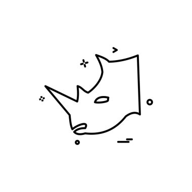 Hayvanlar simge tasarım vektörü