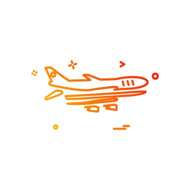 Seyahat simgesi tasarım vektörü