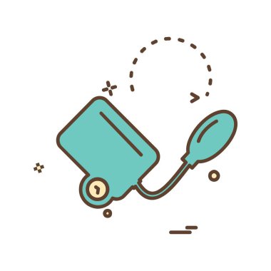 Tıbbi simge tasarım, renkli vektör çizim