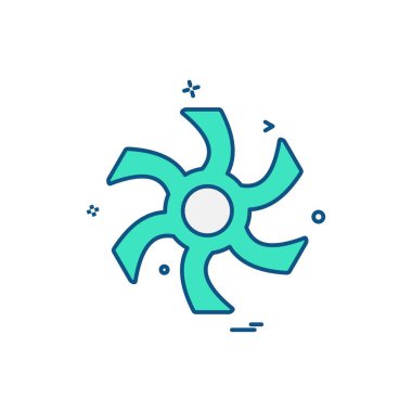 Bilgisayar Teknolojisi simgesi tasarım vektörü