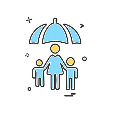 Hasta simgesi tasarım vektörü