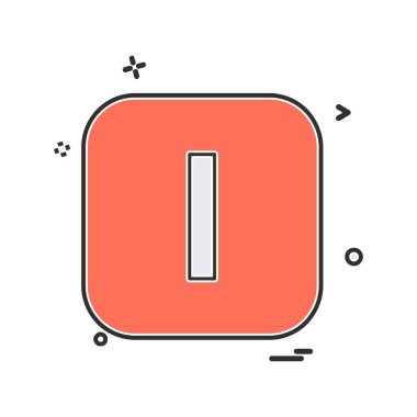 İngilizce alfabe simge tasarlamak vektör 