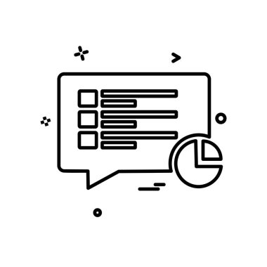 İleti simge tasarlamak vektör