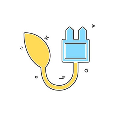 Ekoloji simgesi tasarım vektörü