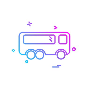 Van simge tasarlamak vektör