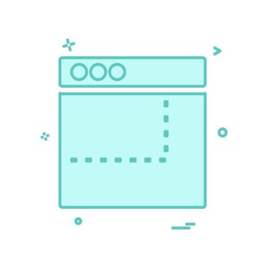 Web düzen simge tasarlamak vektör