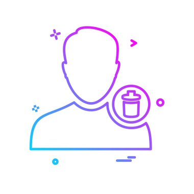 Avatar simge tasarlamak vektör