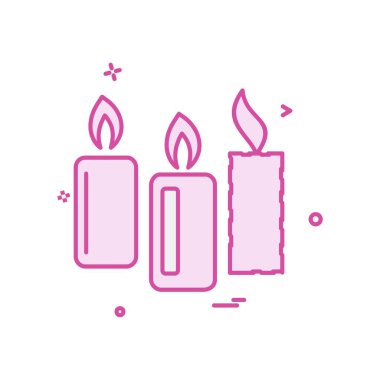 Mum simgesi tasarım vektörü