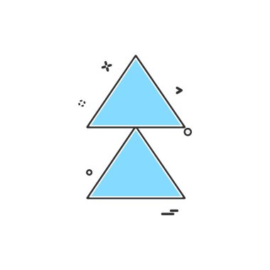 Yukarı ok simgesi tasarım vektörü