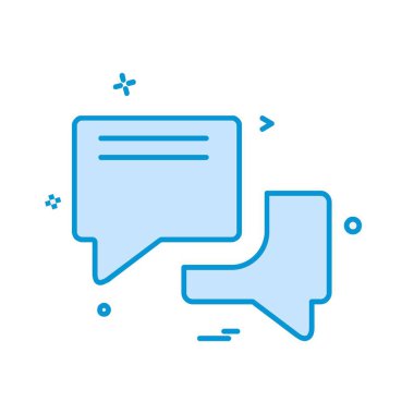 İleti simge tasarlamak vektör